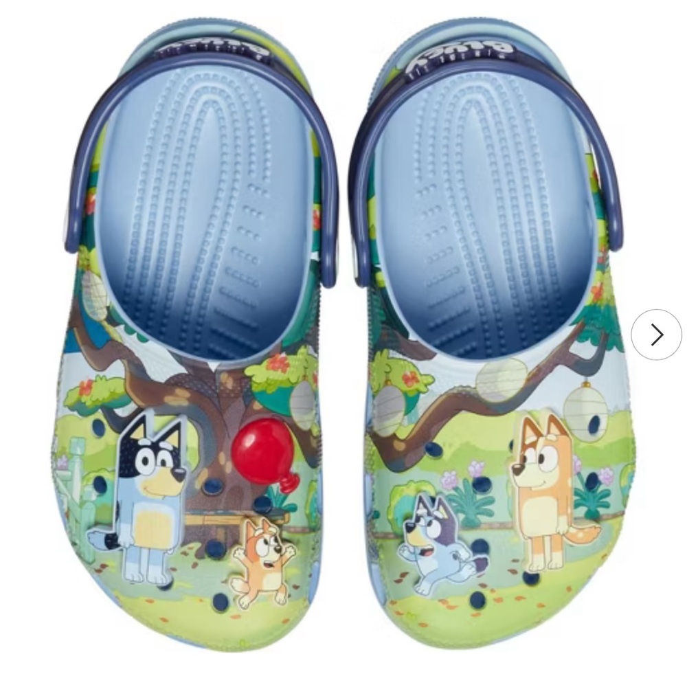 NEW Crocs Unisex Bluey Classic Clogs (Little Kid/Big Kid) Bluey 1j